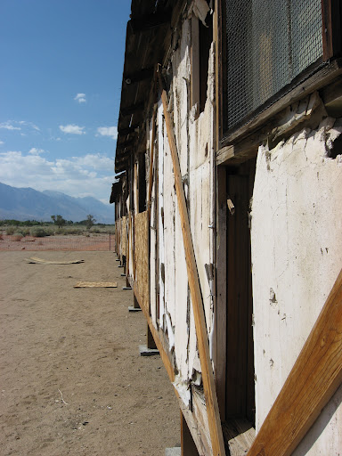 A shack of Manzanar